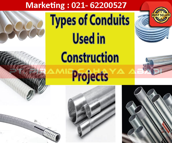 Jenis-Conduit-di-PT-Piramid-Cahaya-Abadi Jenis Pipa Conduit Metal dan PVC