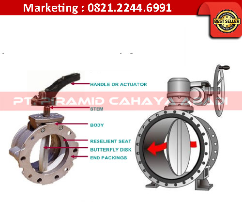 Jual Butterfly Valve PT Piramid Cahaya Abadi