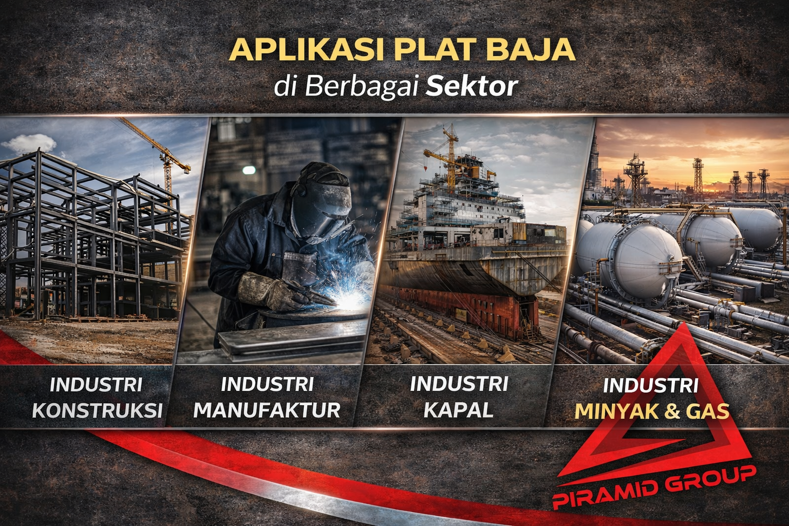 Aplikasi Plat Baja di Berbagai Sektor. pipabesi.com